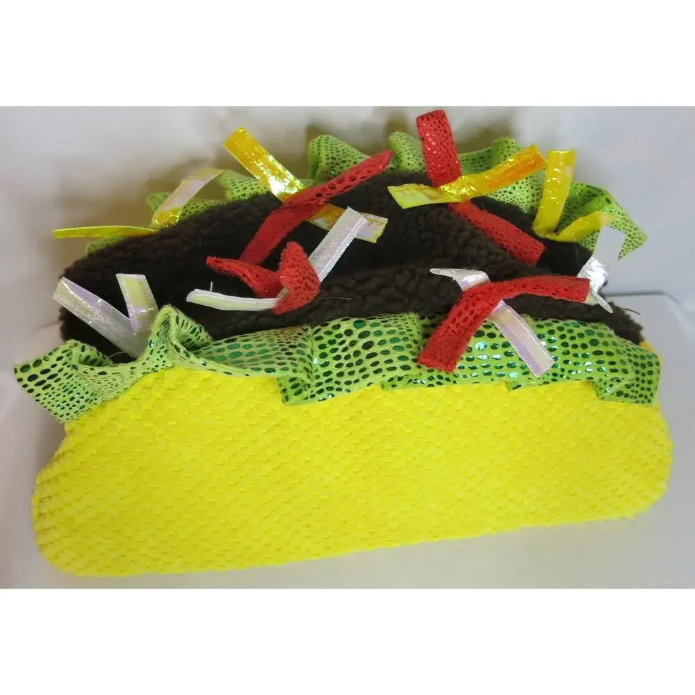 Bootique Pet Dog Taco Costume Size M Adjustable Straps Soft Halloween Fun